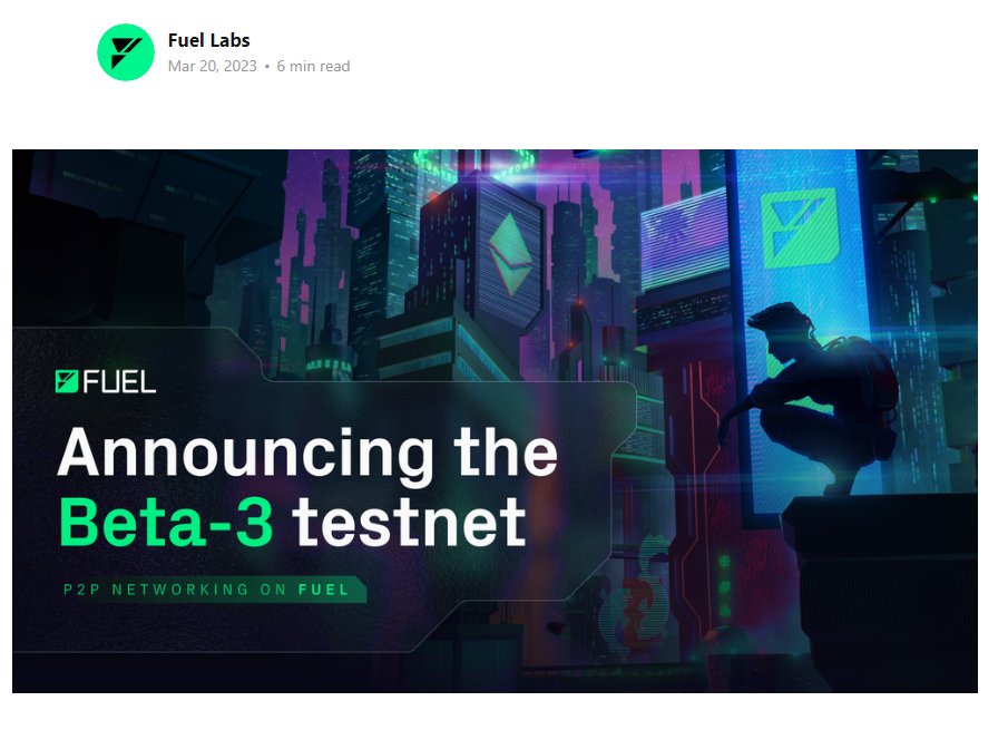 🧨Hướng dẫn săn retroactive <a href="/fuel_network/">Fuel</a>

🔹Dự án raised được $81.5M 
🔹Testnet Beta Live  
👑Đặc biệt🔲 Dự án hoàn toàn FREE cho user  
👉Tất cả thông tin sẽ được mình thống kê dưới đây⬇️