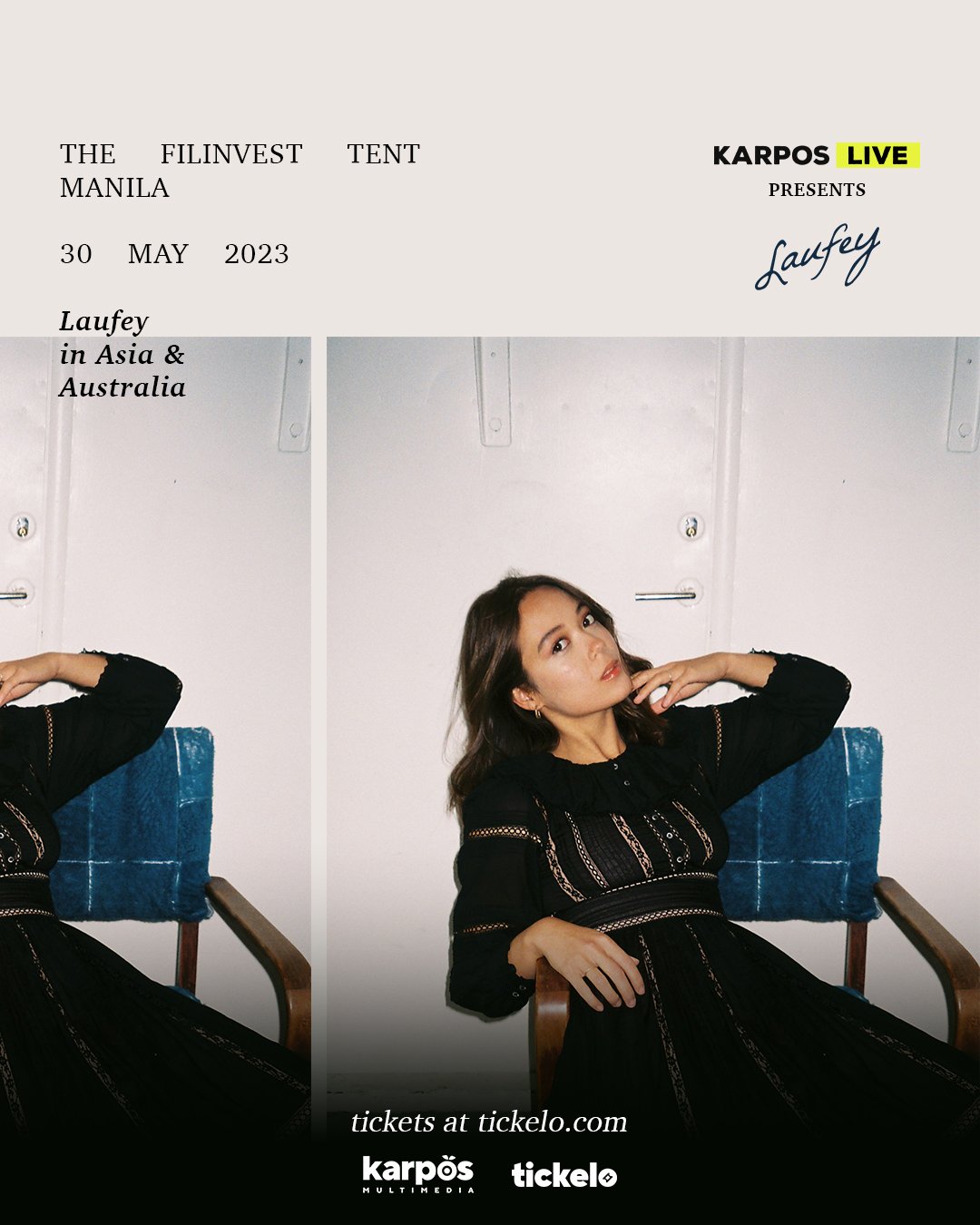 Philippine Concerts on Twitter: "LAUFEY will perform for the first time in  Manila! #LaufeyInManila 🗓️ May 30 📍The Filinvest Tent, Alabang 🎟️  Tickets on sale April 14, 10AM via https://t.co/4RgMurUdDt @KarposLive  @karposmm