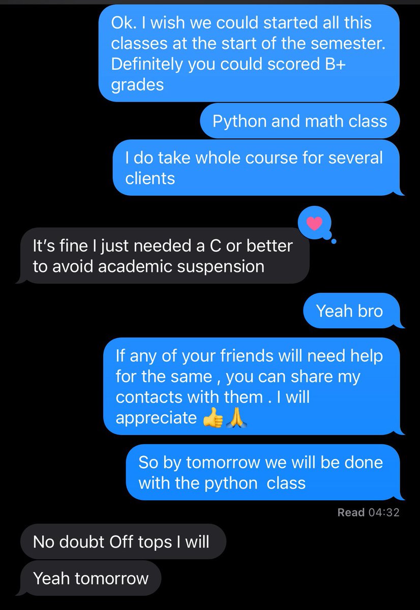 tutormichaels's tweet photo. Hi , I’m Tutor Andre, I help with whole course for ; 
☑️STATISTICS  ☑️ CHEM
☑️MATH 
☑️PYTHON       ☑️MATLAB 
☑️PHYSICS       ☑️Anatomy 
☑️BIO/BIOCHEMISTRY  ☑️PHYSIOLOGY 
☑️ACCOUNTING &amp; FINANCE 
 Straight A’s guaranteed for low pay💰. Hmu anytime🙏. I’m available 24/7. I got you💯 https://t.co/45Cwn7sVyN