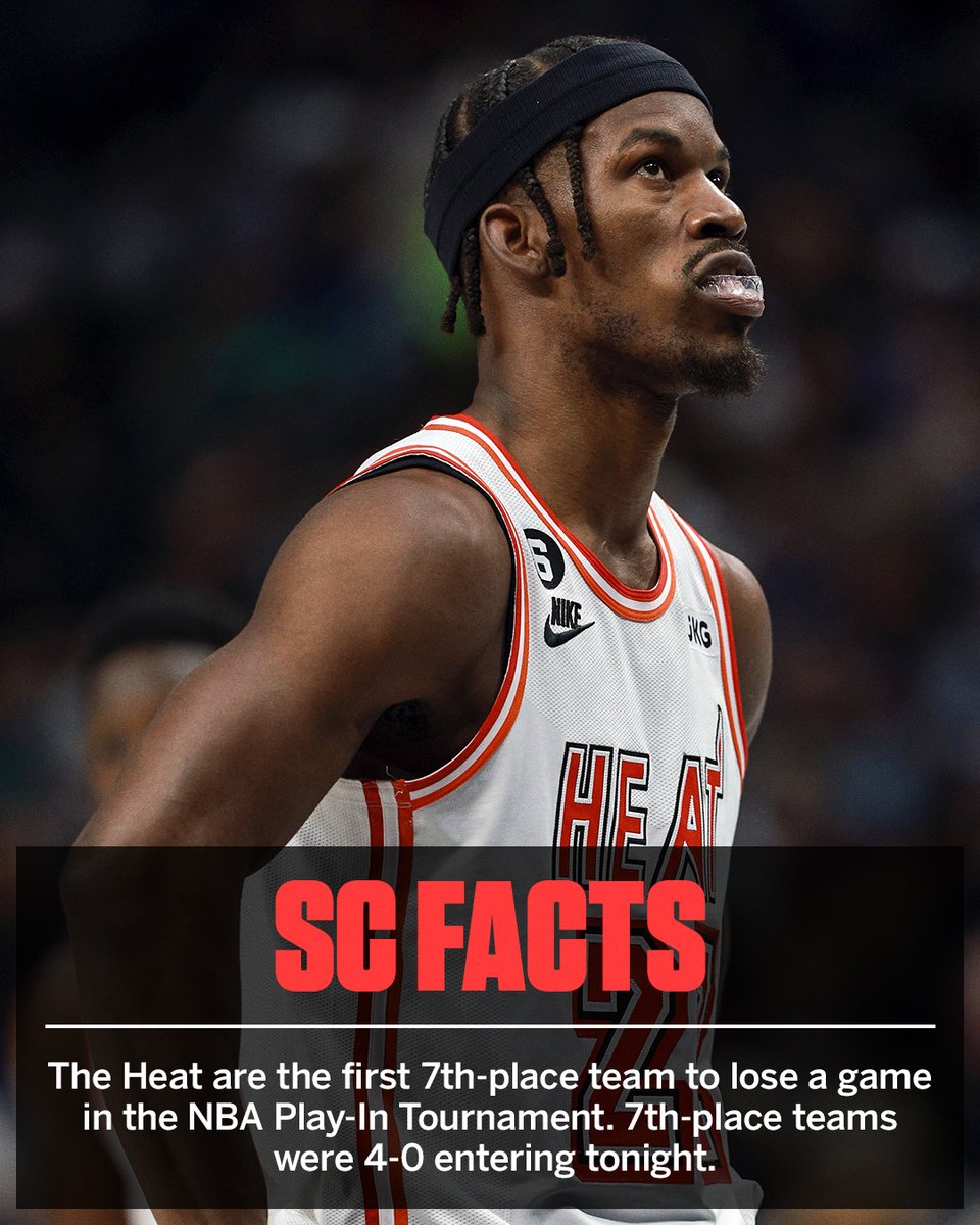SportsCenter's tweet photo. The Heat struggled to continue the streak tonight ๐ #SCFacts https://t.co/HwypodBTyX