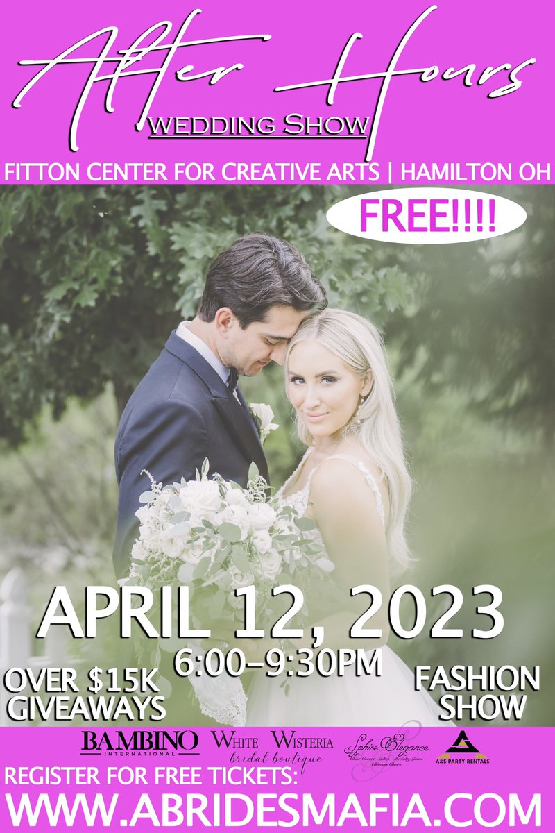 Calling all couples! Amazing wedding / bridal event! <a href="/VivaLaStrings/">Viva La Strings</a> will be performing. Stop by and say “hi!”