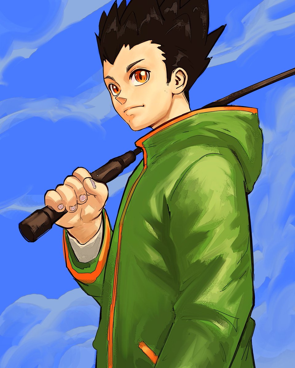 Astrovart's tweet photo. Fanart Gon hunter x hunter https://t.co/7AxXYCagCt