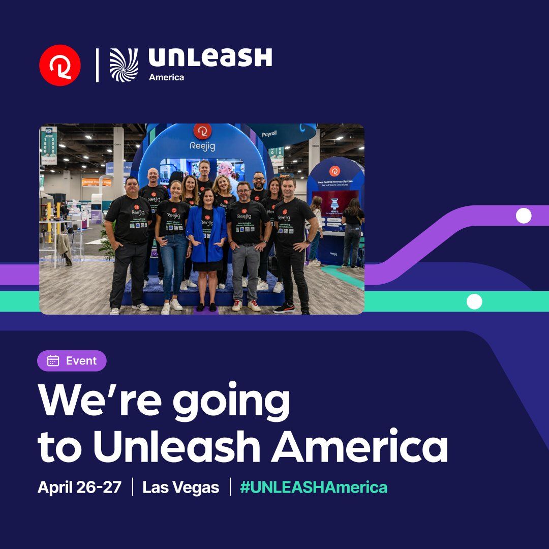 siobhansavage_'s tweet photo. I'm thrilled to announce that @Reejig will be a Headline Sponsor at the highly-anticipated #UNLEASHAmerica conference in Las Vegas, Find us at booth #B124! Join the conversation in the comments below and share what you're most excited about! #HRtech #UNLEASH https://t.co/7Ldiz8WM1E