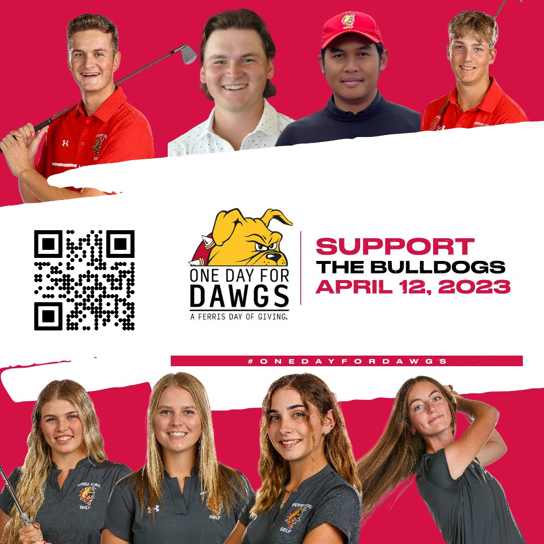 CoachStark_'s tweet photo. One Day for Dawgs begins at 12 AM Eastern Time! Our teams are looking to raise $6,000 to help implement new course management/statistics software for the 2023-24 season. Any help is much appreciated! Scan the QR code, or visit https://t.co/q2QDrrSi0I… to donate directly! https://t.co/OO8GdSF1Ms