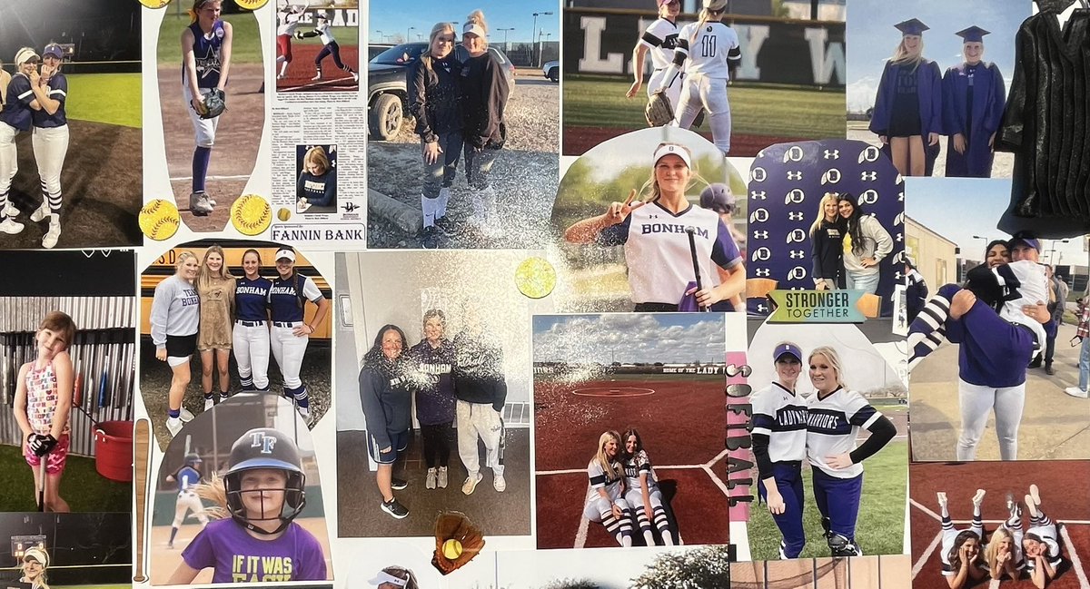 AthleticsBonham's tweet photo. Love ya’ Aisly and Sarah! #seniornight @bonhamsoftball https://t.co/8Q2rlL6s3I