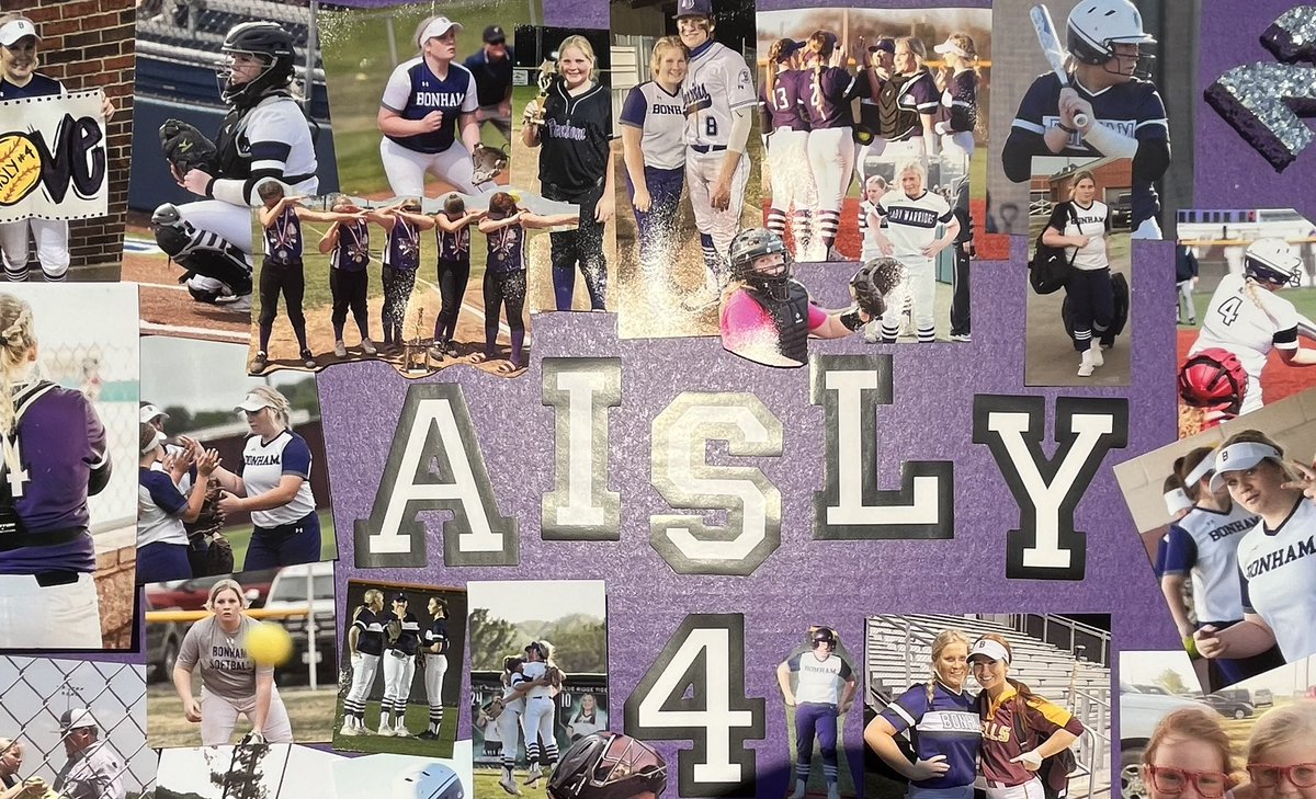 AthleticsBonham's tweet photo. Love ya’ Aisly and Sarah! #seniornight @bonhamsoftball https://t.co/8Q2rlL6s3I