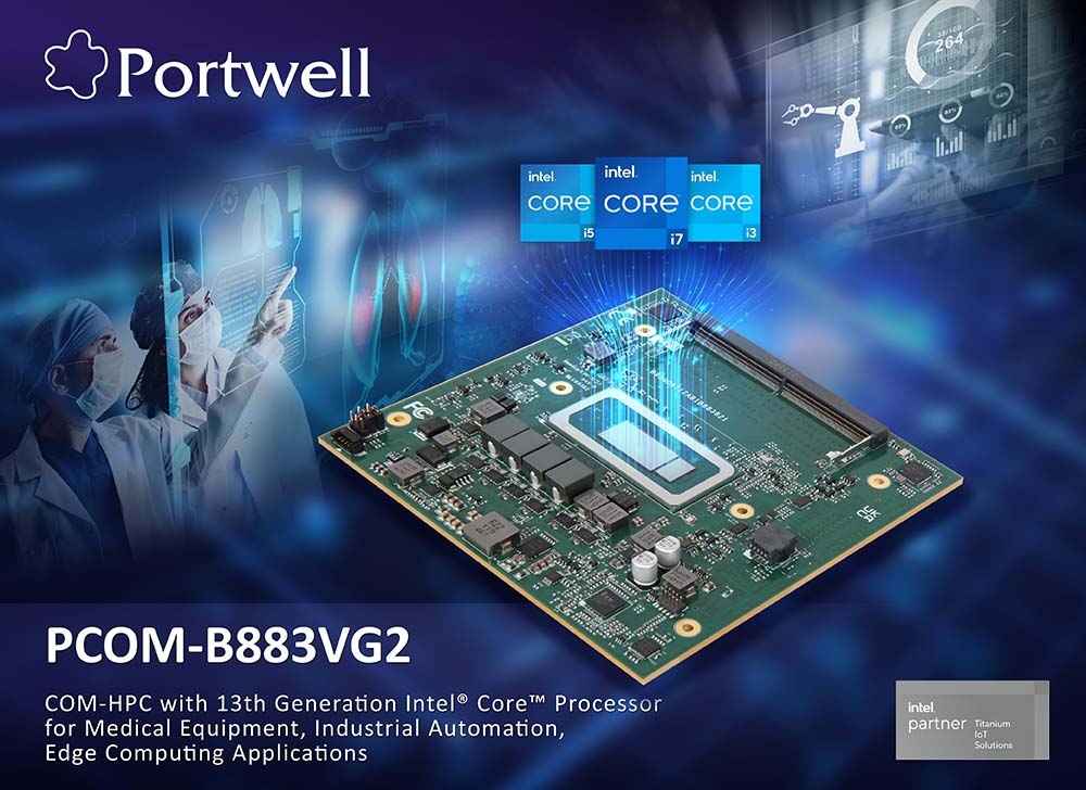 Portwell_Taiwan's tweet image. COM-HPC server type size E module with Intel® Xeon® D-2700 processor adding dynamic element to empower “smarter” edge IoT.

Press Releases：portwell.com.tw/news/press-rel…

#intel #comexpress #embeddedboard #iot #edgecomputing #portwell