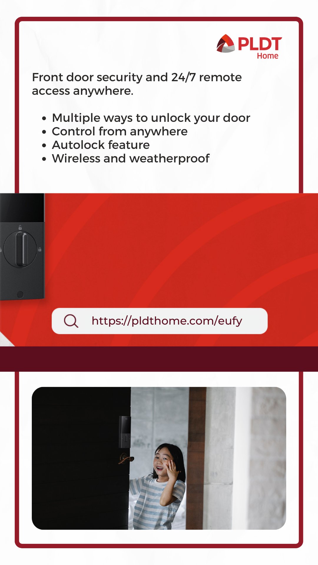 PLDT HOME on Twitter "Enhance your front door security with PLDT Home Security Devices. ️ Click