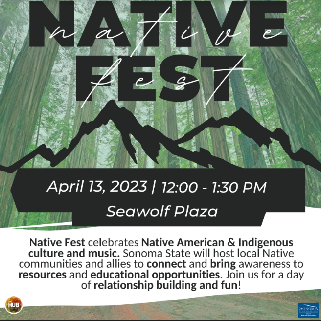 felix_alliance's tweet photo. Stop by and say hello! We'll be tabling at Native Fest hosted by Sonoma State, which celebrates Native American & Indigenous culture and music this Thursday, 4/13. #a4fc #sonomastate
https://t.co/K4hcm4Bx4o https://t.co/yxS0PZGvjH