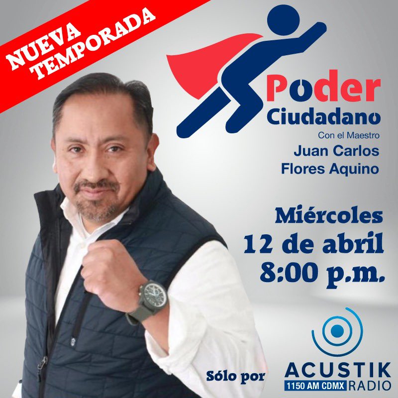 NO HAY PLAZO QUE NO SE CUMPLA…

Por 25 frecuencias en todo el país 📻🎙️

Grupo Acustik/La Neta Noticias