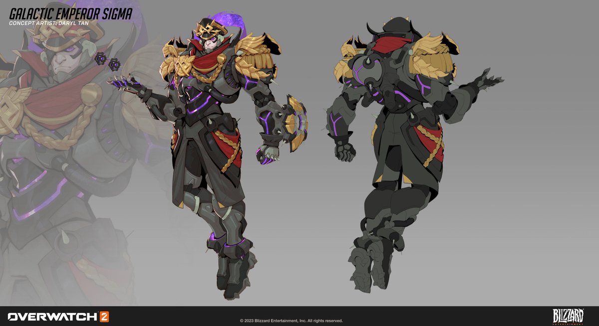 gewchness's tweet photo. Did you see the Galactic Emperor Sigma skin concept yet ?
Check it out !
#Overwatch #overwatch2 #ow2 #gewchness #gaming #pcgaming #Sigma #Season4 https://t.co/ZChRdwmxcI