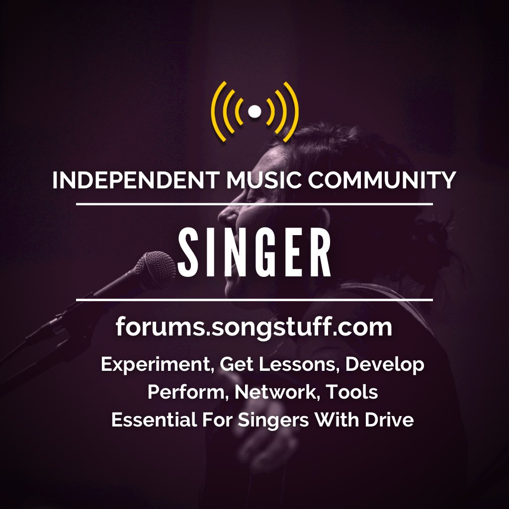 Songstuff's tweet photo. #Singers, join @Songstuff to get feedback on your songs, work on your developing your unique style, and connect with other musicians. Access resources and support for vocal health, performance anxiety, and navigating the music industry. #musiccommunity #indieartists https://t.co/8yvhL4IDhp