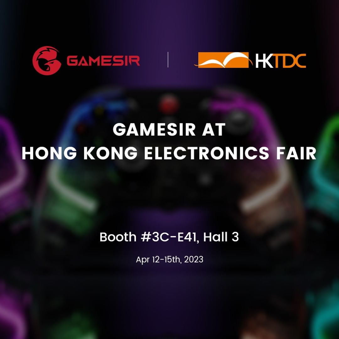 mygamesir's tweet photo. Hong Kong Electronics Fair 2023
Already in full swing🔥🔥🔥
Don't miss the exciting content, come and join us👏
#hktdc #gamesir #gamesircontroller #mobilecontroller #pccontroller #switchcontroller #xboxcontroller https://t.co/twyO0fDsAh