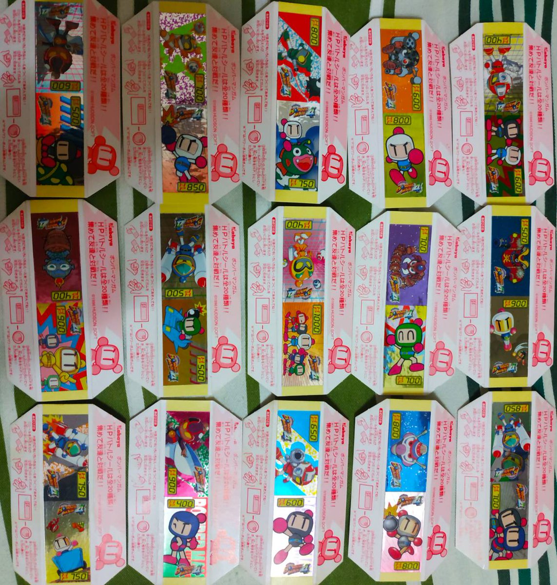 rofatincool's tweet photo. KABAYA ボンバーマンガム  

There are 20 kinds of stickers. It is shiny, but it can be scanned.

#ボンバーマン
#Bomberman https://t.co/xtomTt7U5P