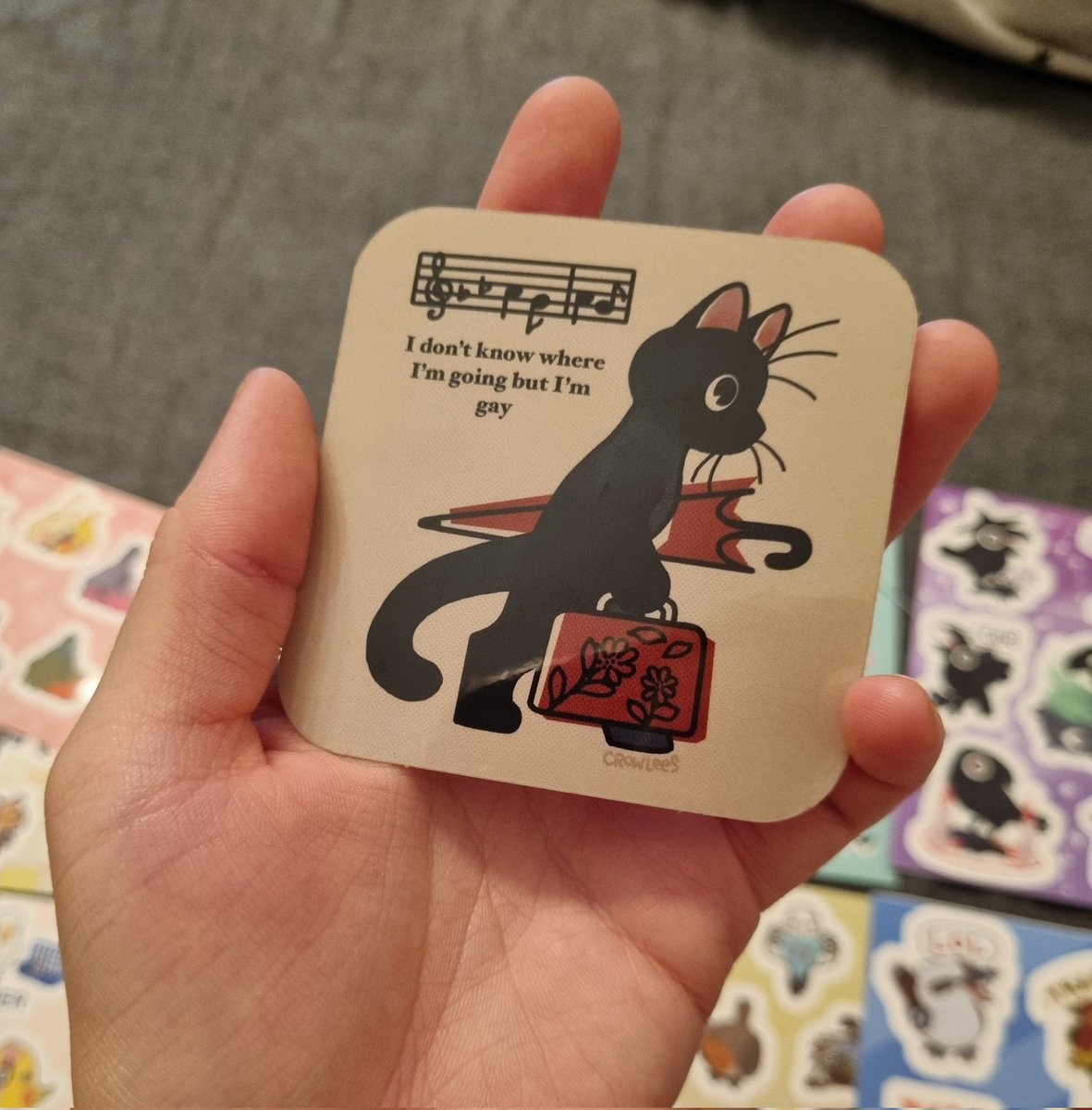 crowlees's tweet photo. stickers for goldnova just arrived 😳 https://t.co/OLfF3E1pma