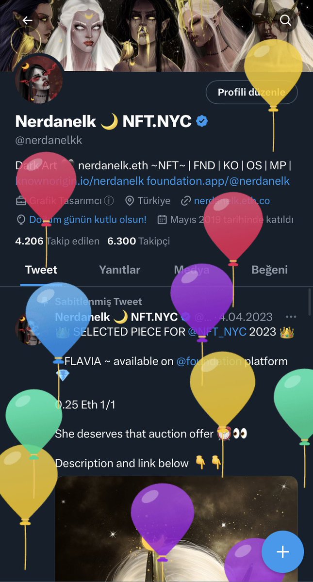 nerdanelkk's tweet photo. Helloooo today is my birthday 🎂 Good morning everyone from my 31st age 💎♥️ https://t.co/4VTKajuglT