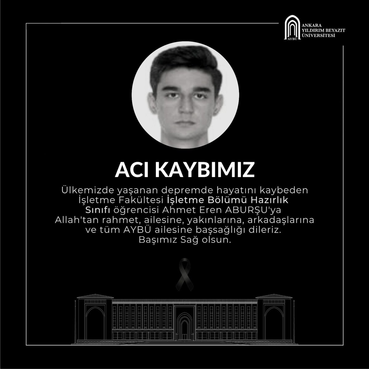 Başımız sağ olsun...