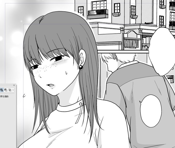 この子がこうなってこうなる漫画を描いてる。今日は終わりぃ!!!(メインは三つ編み後) 