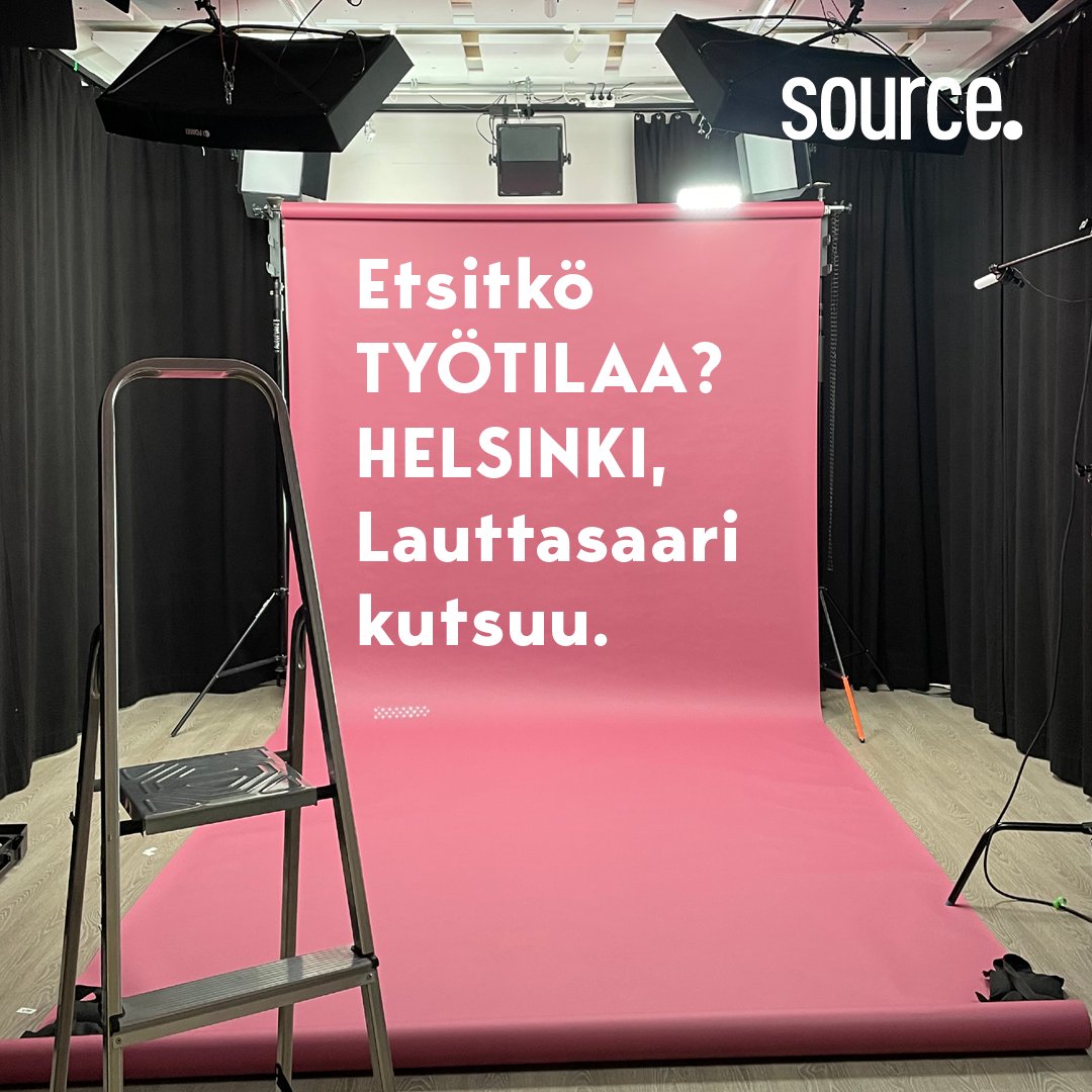 sourcehoitaa's tweet photo. Sinustako meidän tuleva vuokralainen? Meillä on tarjolla runsaasti vapaata työtilaa viihtyisässä työympäristössä Lauttasaaren toimistossamme. Ole rohkeasti yhteydessä osoitteessa creative@source.fi. Kerro, millaista ratkaisua juuri sinä etsit! ✨ https://t.co/AFXRC8DrBU
