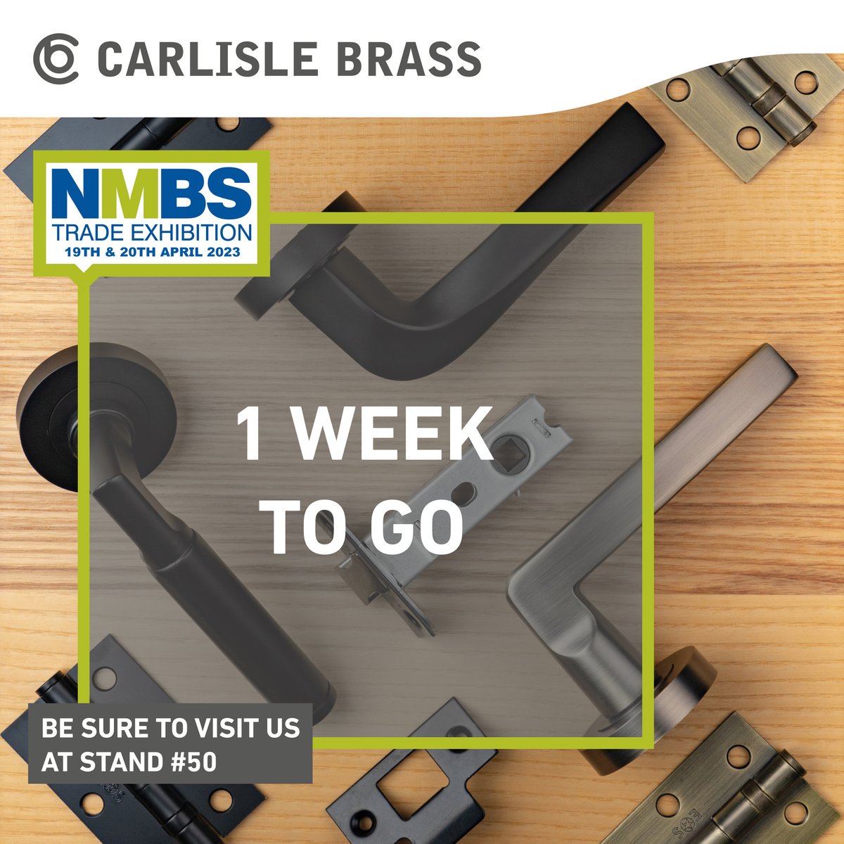 It's 1-week, it's 7-days, it's 168-hours, it's 604,800-seconds until this year's <a href="/NationalMerch/">NMBS</a>  Trade Exhibition!

Be sure to stop by at stand 50 for a few surprises!

#NMBSExhibtion #NMBS #CarlisleBrass #Countdown