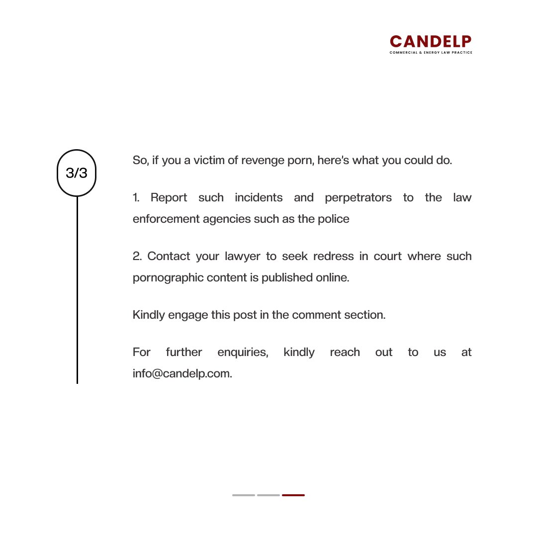 dretweeterng's tweet image. RT CandelpLaw Tech Wednesday 
Are you being threatened with pornographic content? Here’s what you should know.
#CyberAttack #cybersecuritytips #cybersecuritybasic #CyberSecurityAwareness #Nigeria