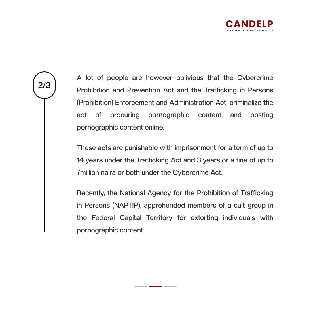 dretweeterng's tweet image. RT CandelpLaw Tech Wednesday 
Are you being threatened with pornographic content? Here’s what you should know.
#CyberAttack #cybersecuritytips #cybersecuritybasic #CyberSecurityAwareness #Nigeria