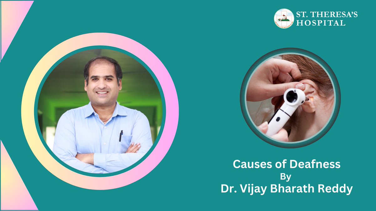 Causes of Deafness (వినికిడి సమస్యలకు కారణాలు) - Dr. Vijay Bharat | St. Theresa's Hospital

Learn more from our weblink - sttheresashospital.com/specialities/e…

#HearingLoss #DeafnessCauses #NoiseInducedHearingLoss #GeneticHearingLoss #AgingAndHearingLoss #Presbycusis  #OtotoxicMedications