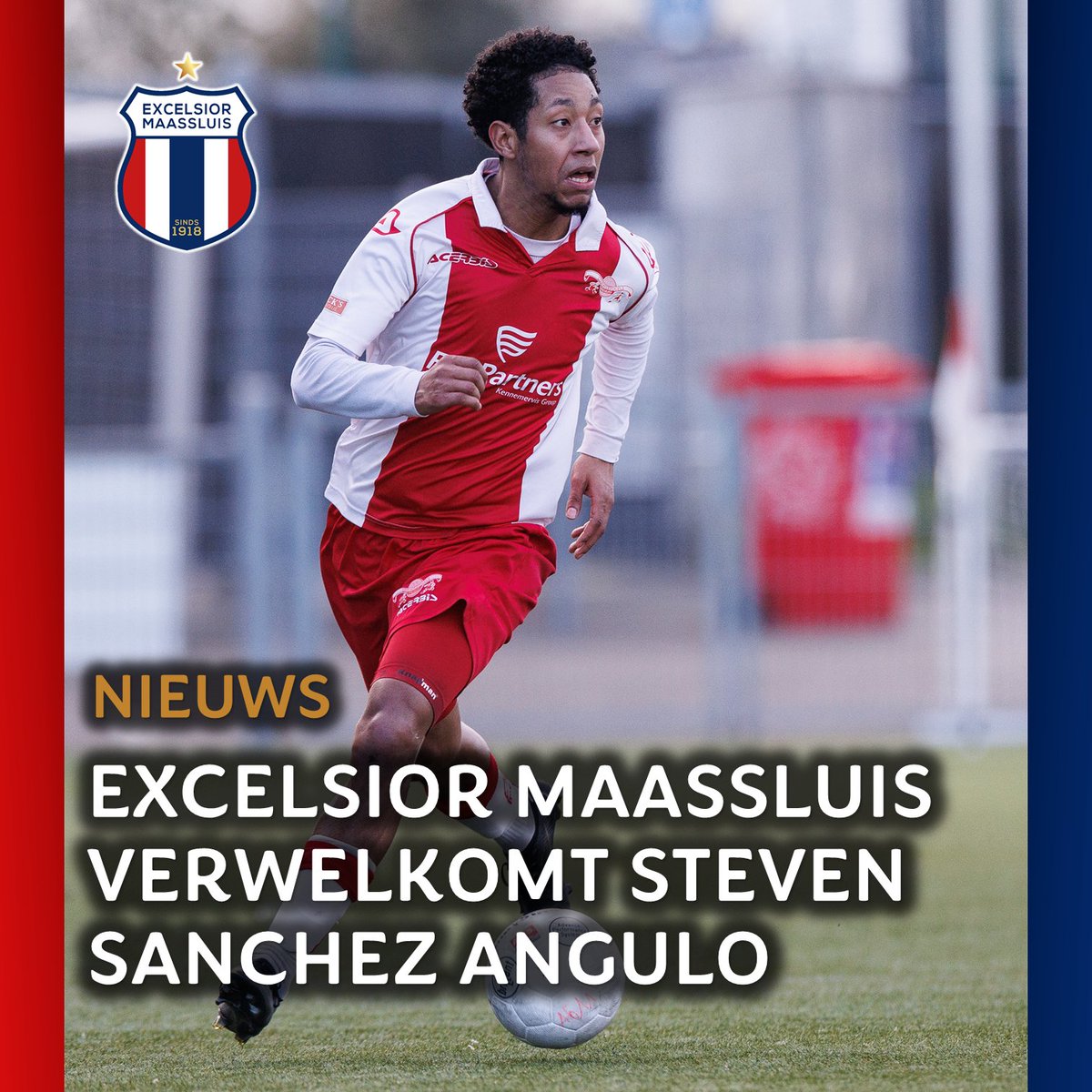 excelsiorm's tweet photo. 𝐒𝐭𝐞𝐯𝐞𝐧 𝐒𝐚𝐧𝐜𝐡𝐞𝐳 𝐀𝐧𝐠𝐮𝐥𝐨 = 🔴⚪️🔵

De multifunctionele speler komt na de zomerstop over van IJsselmeervogels.
 
#WelkomSteven