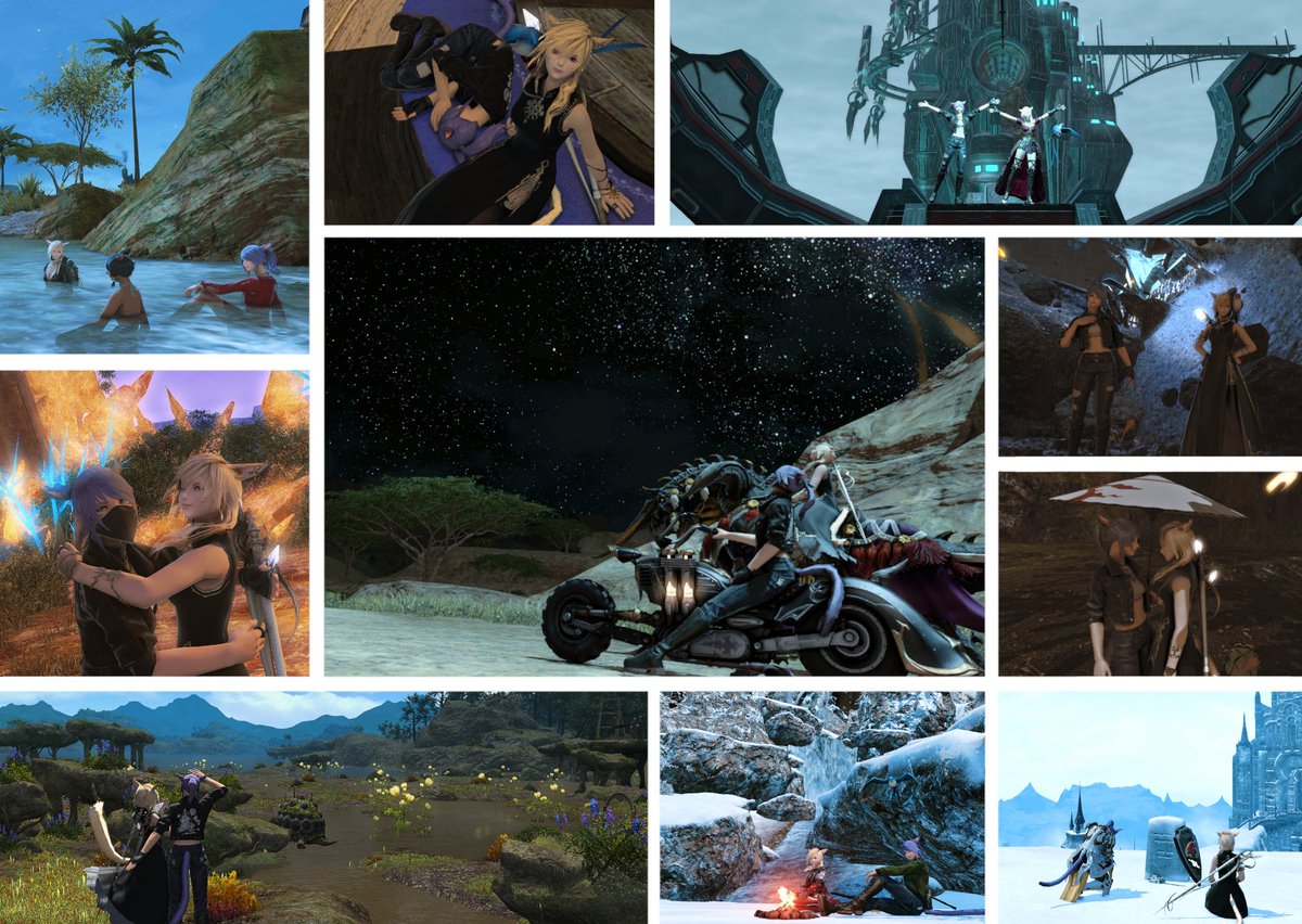 QueueFiend's tweet image. Last year, I was going through some shit. So one of my best friends took me on a road trip across Eorzea to help me forget my troubles. What started as a random idea, turned into multiple days of fond memories❤️#ffxiv