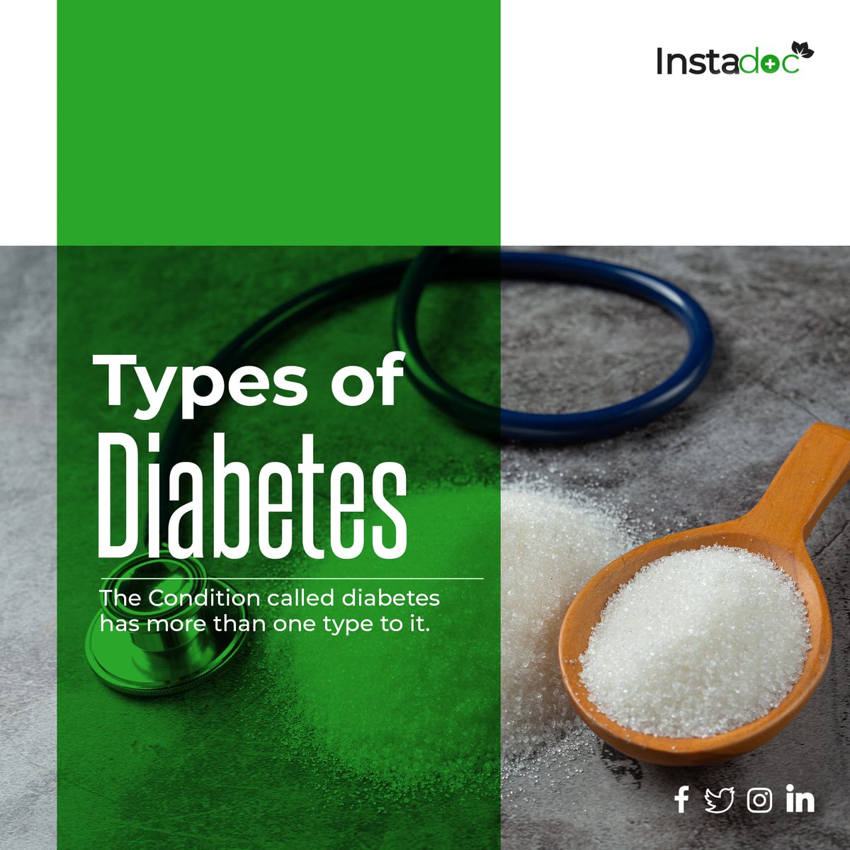 Instadoc_247's tweet photo. The condition called Diabetes has more than one type to it. Below are the different types according to WHO (World Health Organisation):
Type 2 diabetes (formerly called non-insulin-dependent, or adult-onset) results from......Continue reading, https://t.co/65sUjqMIXy https://t.co/ClxZBpJvQb