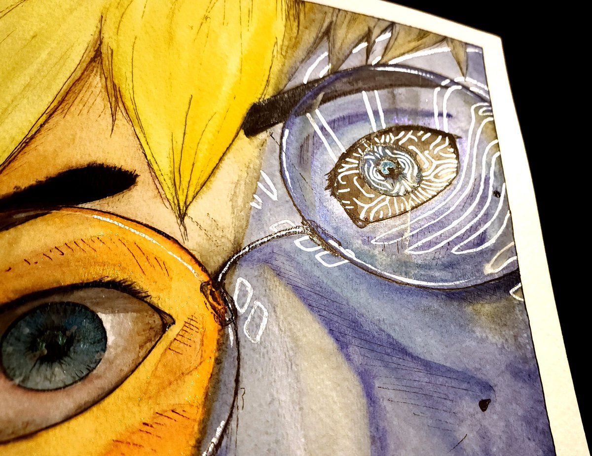 Highland_Iris's tweet photo. It is finished 😤 Total Time: 10hrs

Not bad for years long art block! 
(Vash Brainrot is Real)

#watercolor #painting #TRIGUNSTAMPEDE #vashthestampede #trigunstampedefanart #highlandart https://t.co/5IevFAB3O8