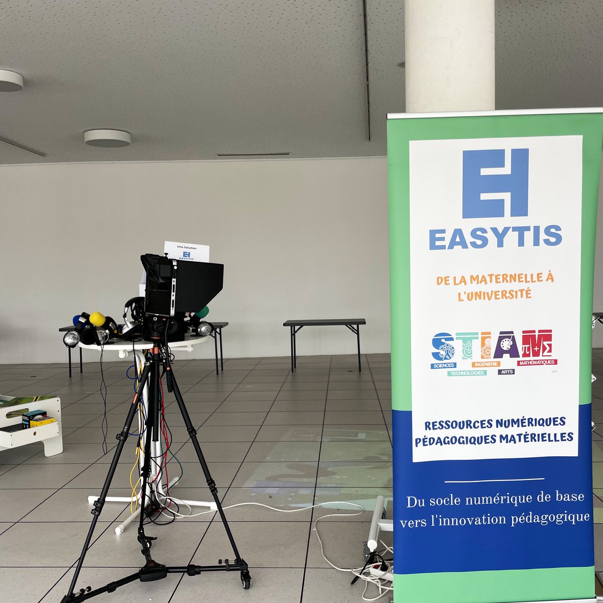 Easytis's tweet photo. #CapNum2 c’est parti !
#TNE34 on est prêts à vous présenter nos solutions #STIAM innovantes pour vos classes ! 🤩
🔹robotique éducative
🔹éducation aux médias
🔹langage
🔹sciences
🔹classe dehors
🔹e-sport / gaming
🔹sport et numérique
🔹Fablab https://t.co/R6bp5EoebU