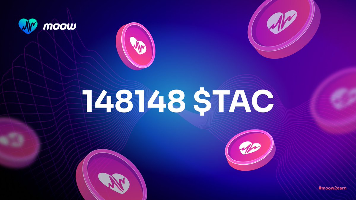 TAC is our Governance Token and is available for high-end players with the level 30 Tracker only☝🏼

There will be an Allocation Pool of 148148 TAC for each in-game day 🔥

You can read more about it here:
moow.gitbook.io/moow-whitepape…

#MoveOrOthersWill
