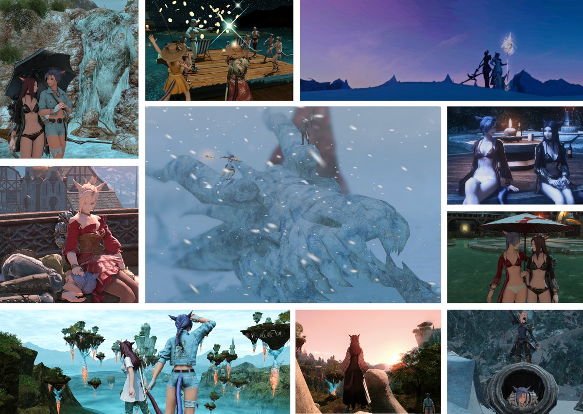 QueueFiend's tweet image. Last year, I was going through some shit. So one of my best friends took me on a road trip across Eorzea to help me forget my troubles. What started as a random idea, turned into multiple days of fond memories❤️#ffxiv