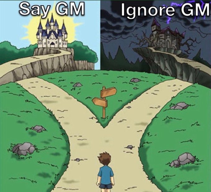 GM web3! ☀️☀️