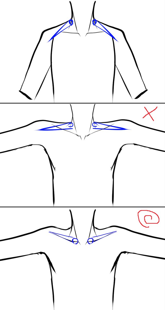 たまに見かける肩ボーンを首の付け根に作ってはいけない理由 https://t.co/5D35FRMFq7