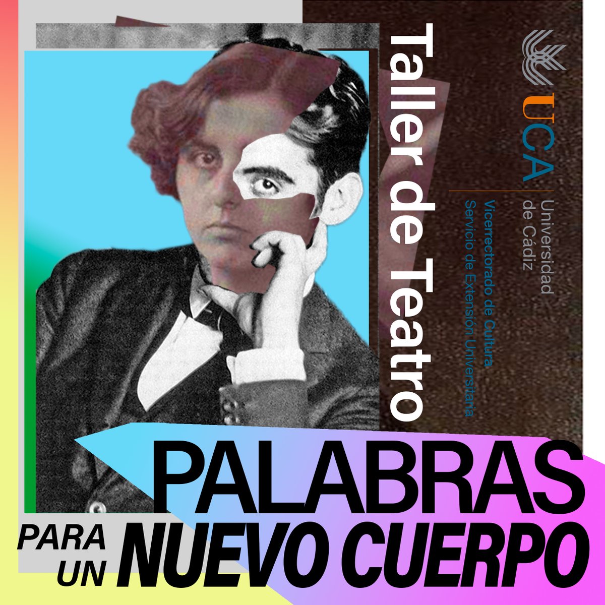 🎭 Taller de interpretación y creación escénica "PALABRAS PARA UN NUEVO CUERPO". Los miércoles del 19 de abril al 7 de junio, con Maríki Fernandez.

✍️ ¡Inscríbete ya! 

🔗 Información e inscripciones en: ow.ly/C24c50NoKmW

#UniversidaddeCádiz #Celama #UCA #teatro