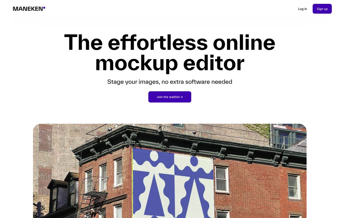 GetBetaTesta's tweet image. 🚨 Beta launch: @manekenapp 

The effortless online mockup editor. Stage your images, no extra software needed. Now in private beta.

Join the waitlist → maneken.app