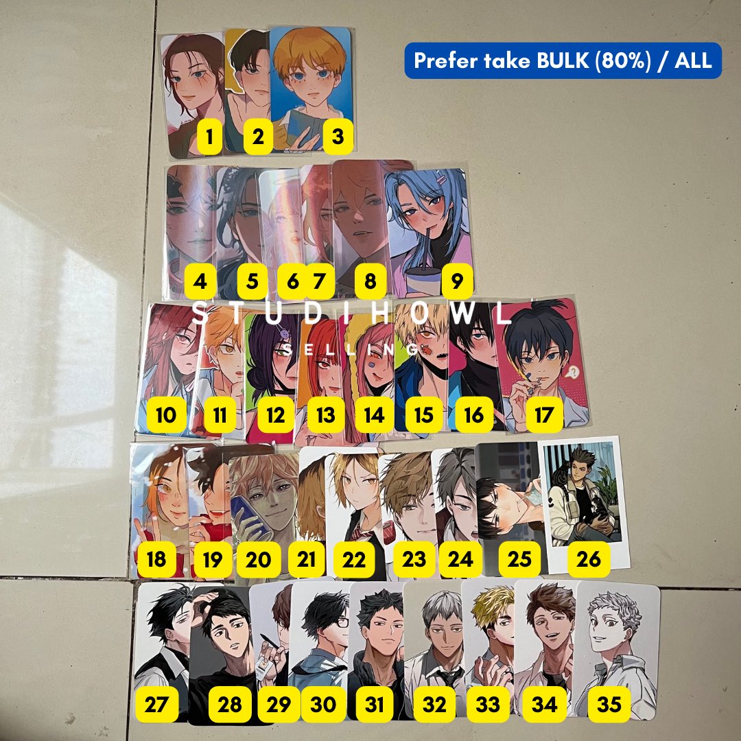 askstudihowl's tweet photo. WTS / WANT TO SELL

Photocard, Polaroid, Postcard

💸 Detail harga : https://t.co/MfUXwhfqZO
❌ adm. fee market place
📍 Jakarta

✅ Split / OpShare please DM

tags jjk genshin tokrev 6baji popi25900 sae oishiiart diseries #warunganime #warungjjk #warungaot #warunghq #warungcsm https://t.co/gXvNWTG15p