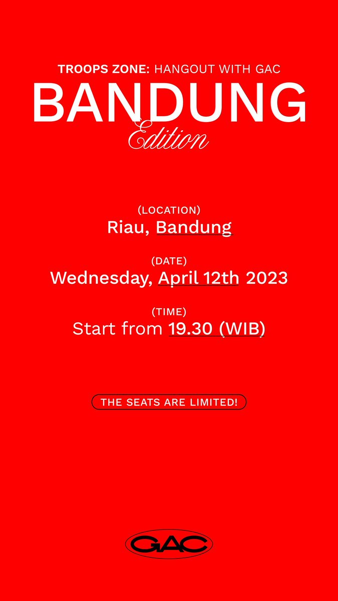 GAC Troops Bandung tweet media