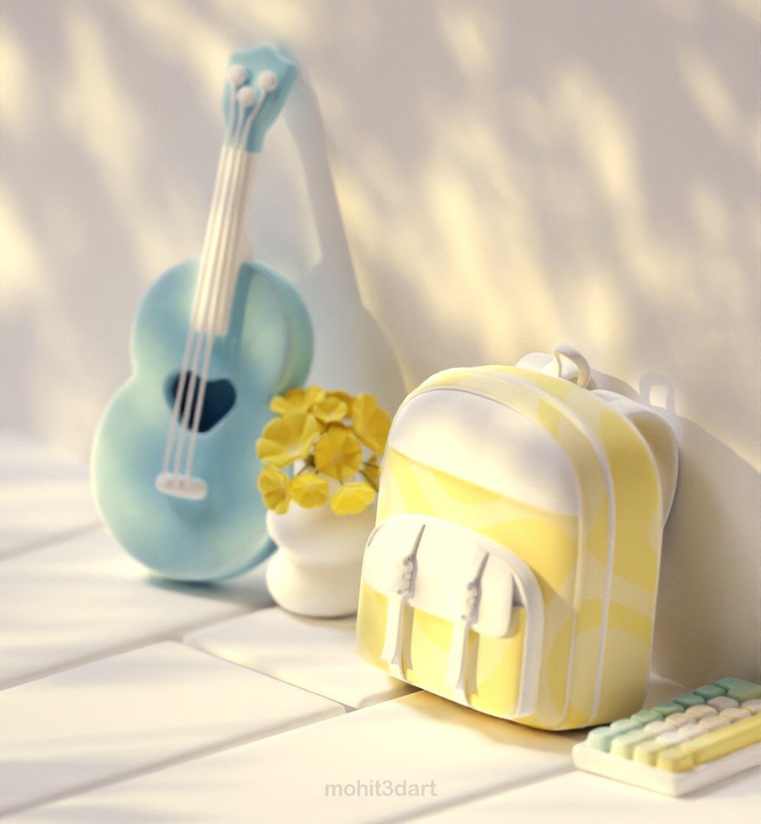 mohit3dart's tweet image. Hello #PortfolioDay 
I'm Mohit, making cute and cozy 3d illustrations✨☕ 
• beacons.ai/mohit3dart