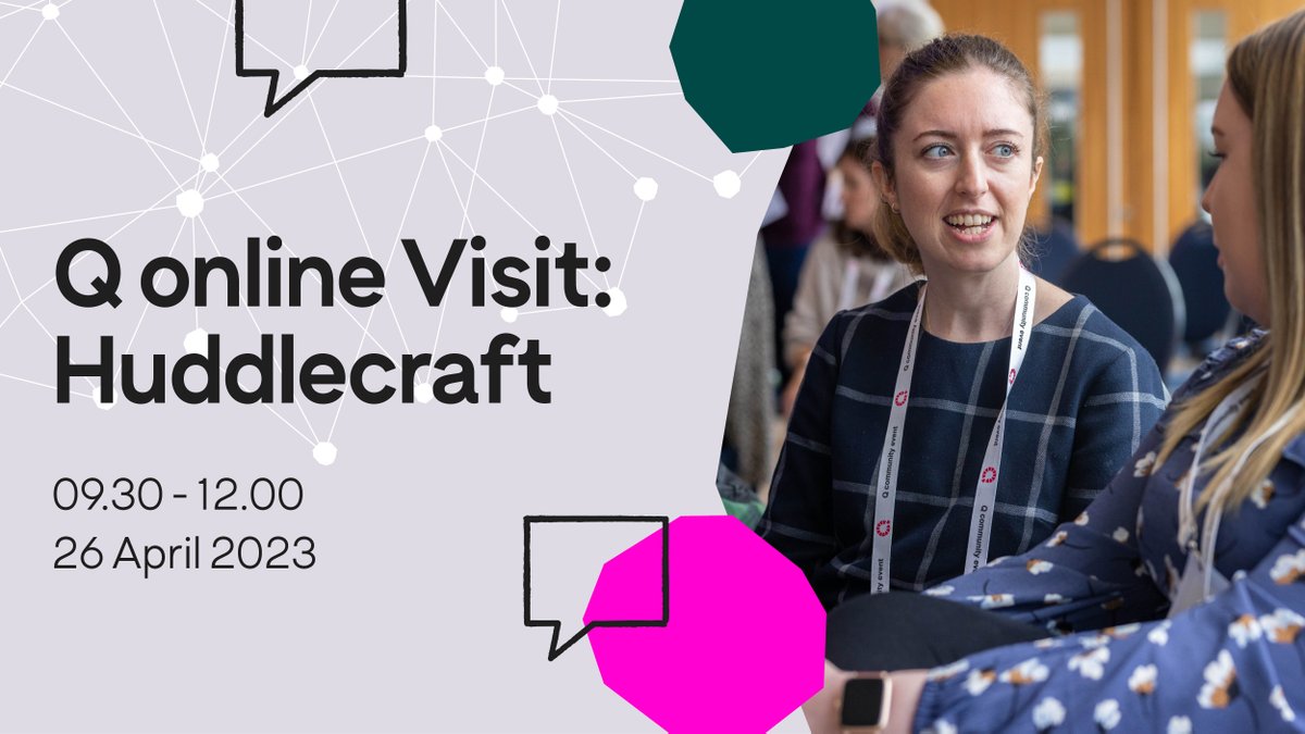 📅📌 Two weeks to go until our next #QVisit! Join us on 26 April to find out more from @huddlecraft about building peer groups and how they can support and sustain change in health systems. Book your place now 👉 fal.cn/3xkeg