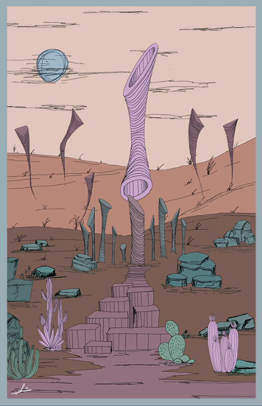 Sykcoloart's tweet photo. 🌤️ Step into the mesmerizing realm of Skyward Garden by @yunustebrizli! This unique collection depicts a paths leading to the sky, surrounded by vibrant flora and towering cliffs. Let your imagination take flight! 🌟🌿 #GenerativeNature #ArtCollection #SkywardPath https://t.co/Iwqv0s0CzW