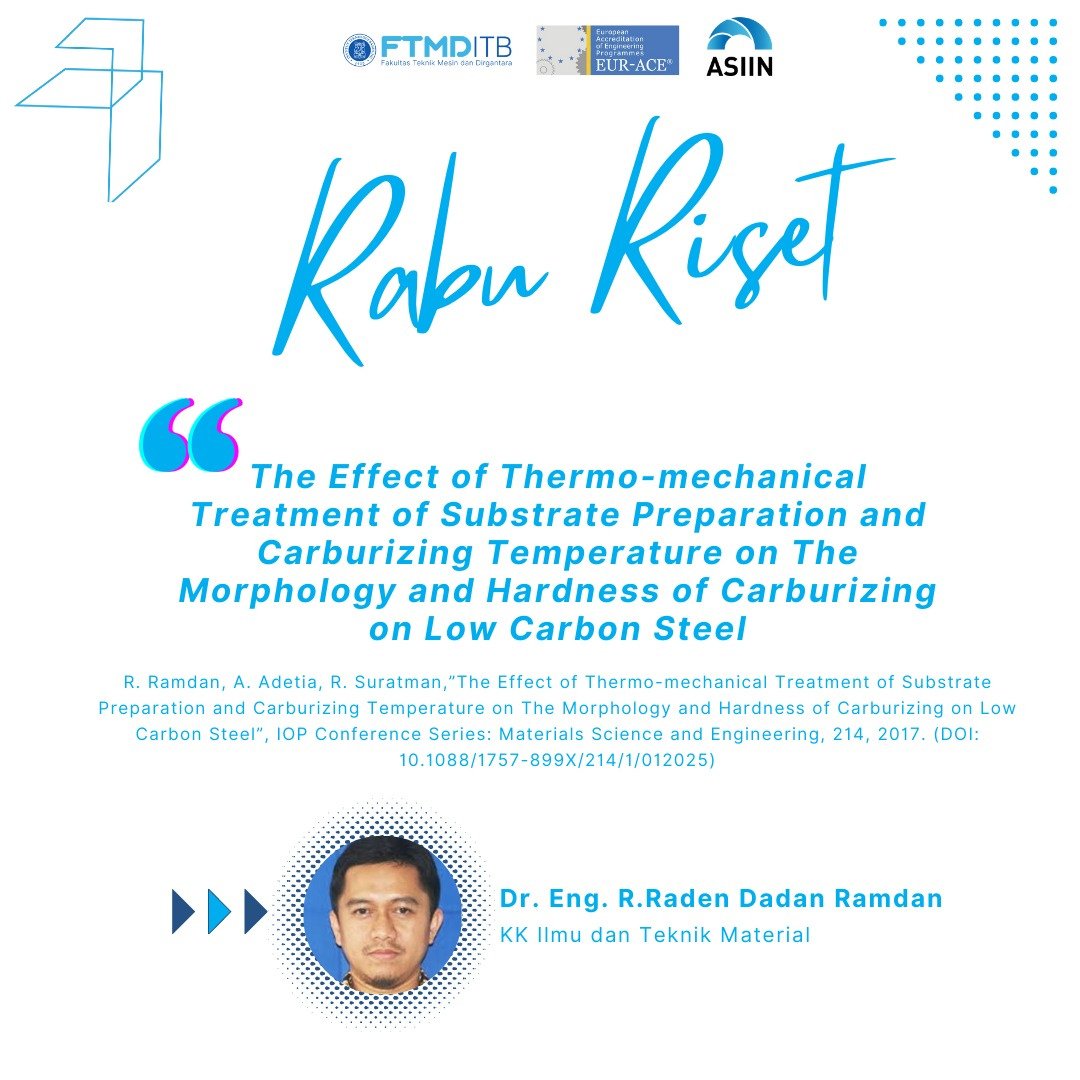 ftmd_itb's tweet image. Unlock the mysteries of the material world! Come explore the latest research from our Materials Science and Engineering Research Group and discover the innovative technologies shaping our future.

#PostGradSchool
#MasterDegreeProgram
#FTMD
#ITB