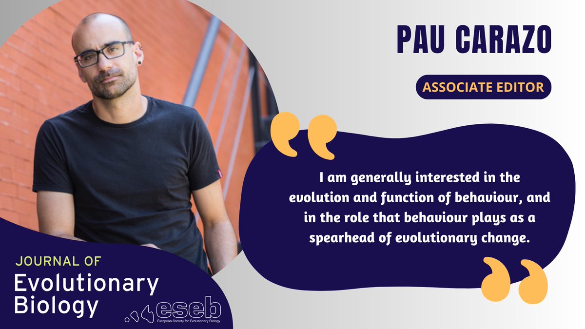 ⭐Introducing #AssociateEditor @paucarazo from the University of Valencia @UV_EG⭐

👉ow.ly/T1gv50NG5KT

#evolution #behaviour #sexualselection #sexualconflict
