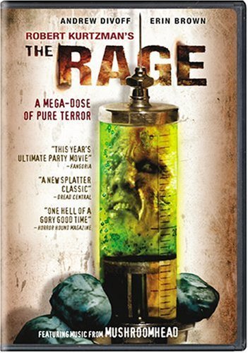 AngusKohm's tweet image. The Rage (2007) by #RobertKurtzman
w/#AndrewDivoff #ErinBrown #ReggieBannister
and musical guests #Mushroomhead 

A crazed scientist experiments with a rage virus on innocent victims in a laboratory in the woods.

“A Mega-Dose of Pure Terror”

#Horror #Gore #TrashOrTerrorTuesday