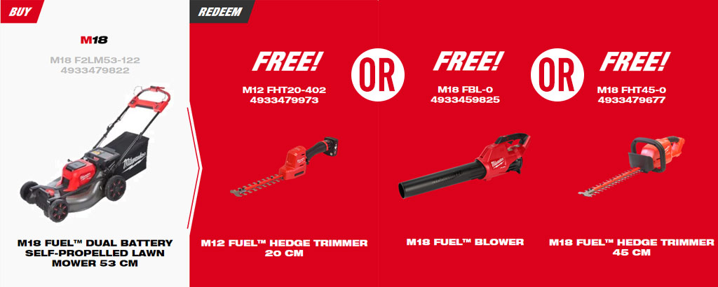 Protrade (@protradeuk) on Twitter photo Milwaukee Redemption is Now LIVE!
Buy a kitted <a href="/MilwaukeeTool/">Milwaukee Tool</a> Lawn Mower and redeem a selected product free of charge!👍
👇For more info on how to redeem: protrade.co.uk/milwaukee-rede…
#milwaukee #milwaukeeredemption Milwaukee Redemption is Now LIVE!
Buy a kitted <a href="/MilwaukeeTool/">Milwaukee Tool</a> Lawn Mower and redeem a selected product free of charge!👍
👇For more info on how to redeem: protrade.co.uk/milwaukee-rede…
#milwaukee #milwaukeeredemption