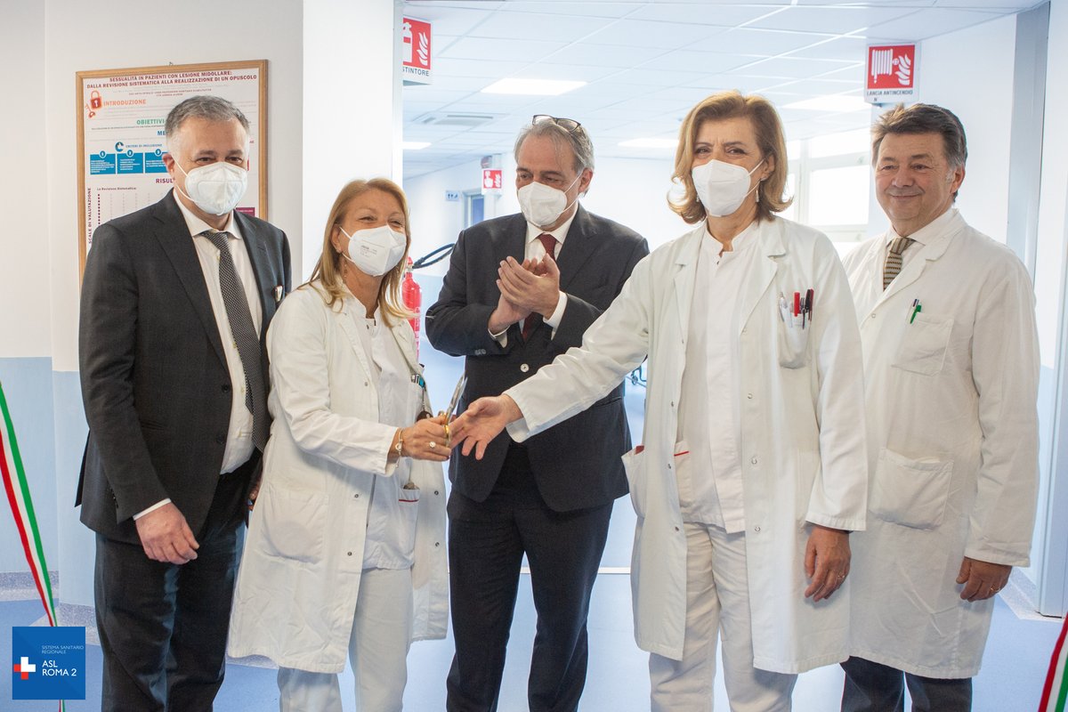 ASLRM2's tweet photo. 🔴 ASL Roma 2. #Casati e #Rocca inaugurano reparto di unità spinale e la “Casa agevole” al CTO Alesini.

La notizia su #QuotidianoSanità !

👉 https://t.co/XKlLIcnuEN

#OpenASL #ViciniaTe @SaluteLazio @roccapresidente https://t.co/hN32pvK4yc