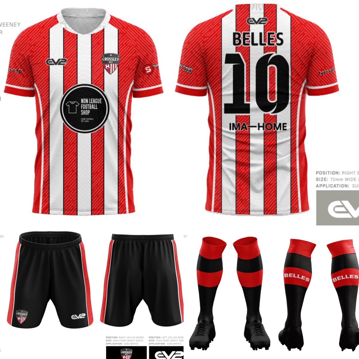 crossley_belles's tweet photo. ⚽️APPRECIATION POST⚽️

We would like to say a huge thank you to our kit designers and makers @EV2Sportswear 

Absolutely fantastic job and we can’t wait to wear them ❤️

#crossleybelles #kit #trainingjacket #grassrootsfootball #ladiesfootball #football #hergametoo #shecantoo #ev2 https://t.co/udpabizvFd