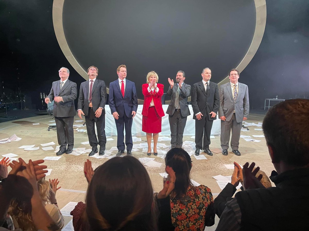 FionaDowds1's tweet photo. #Agreement did not disappointment! @PackyLee and the cast were brilliant. https://t.co/UlflZbqu2a